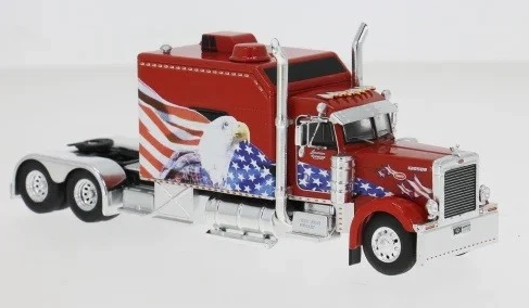 PETERBILT 379 CUSTOM 2002 ROUGE IXO 1/64°